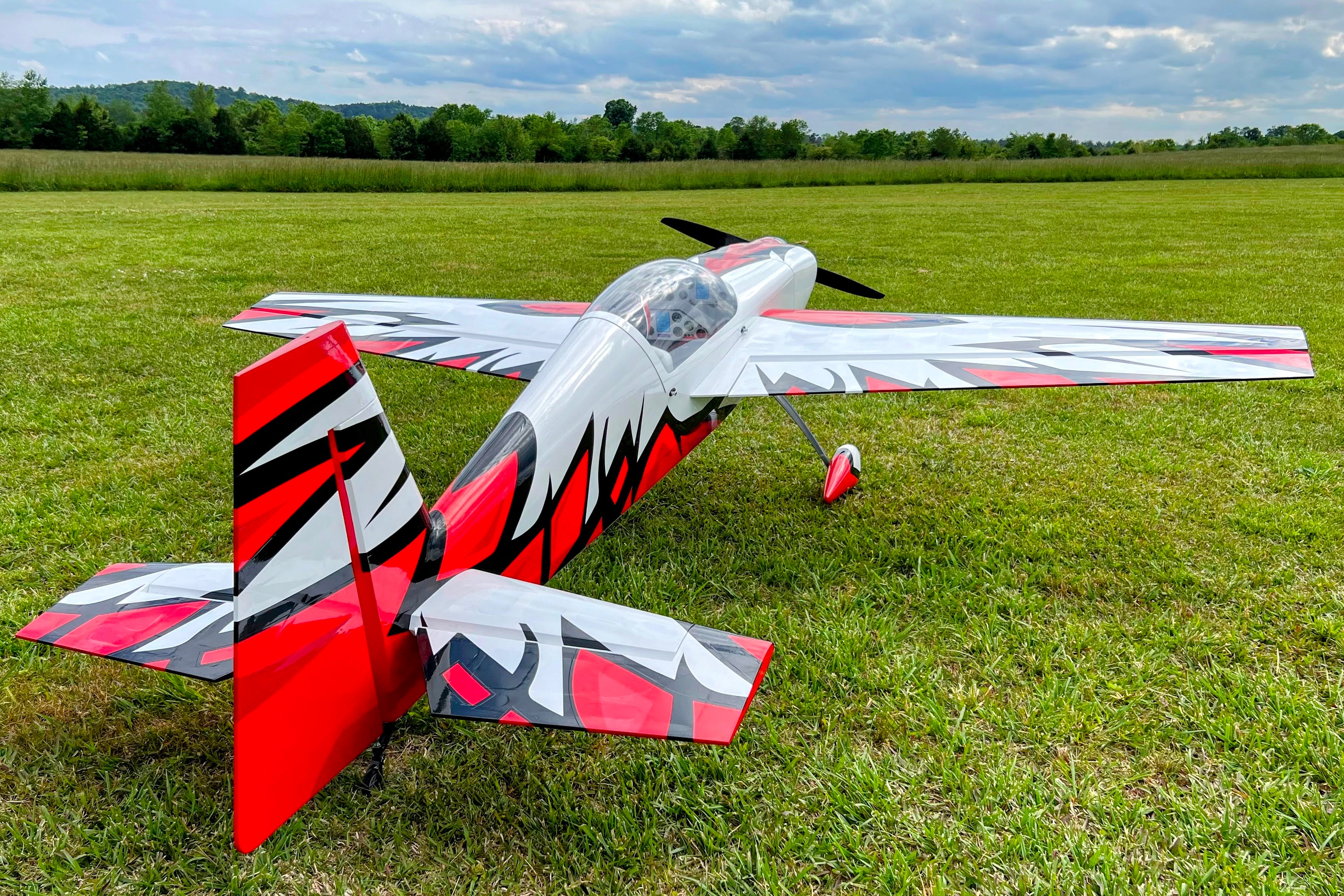 EF - 104" Edge 540T - Dark Red/White - Image 7