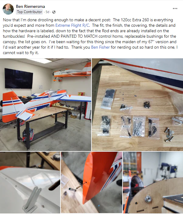 EF - 104" Extra 260 - Orange/Blue - Image 6
