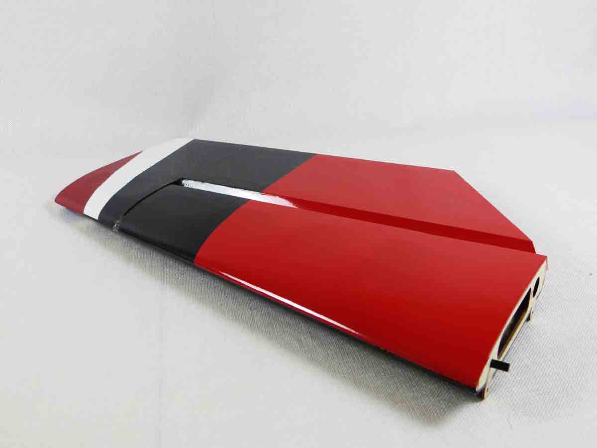 104" Extra 300 V2 Stab/Elevator Set w/ control horns- Red/White/Black