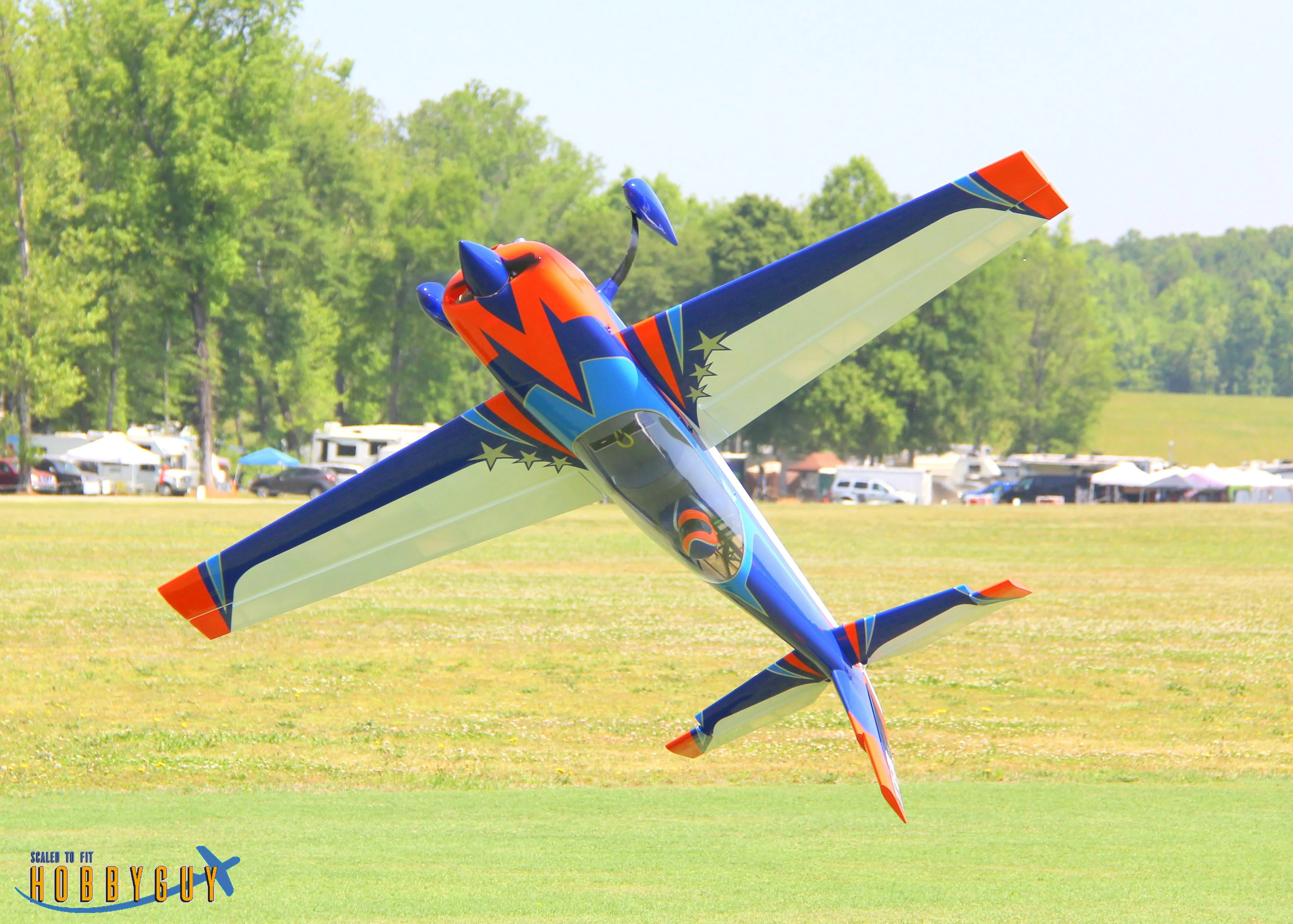 EF - 104" Extra 300 V3 - Orange/White/Blue - Image 5