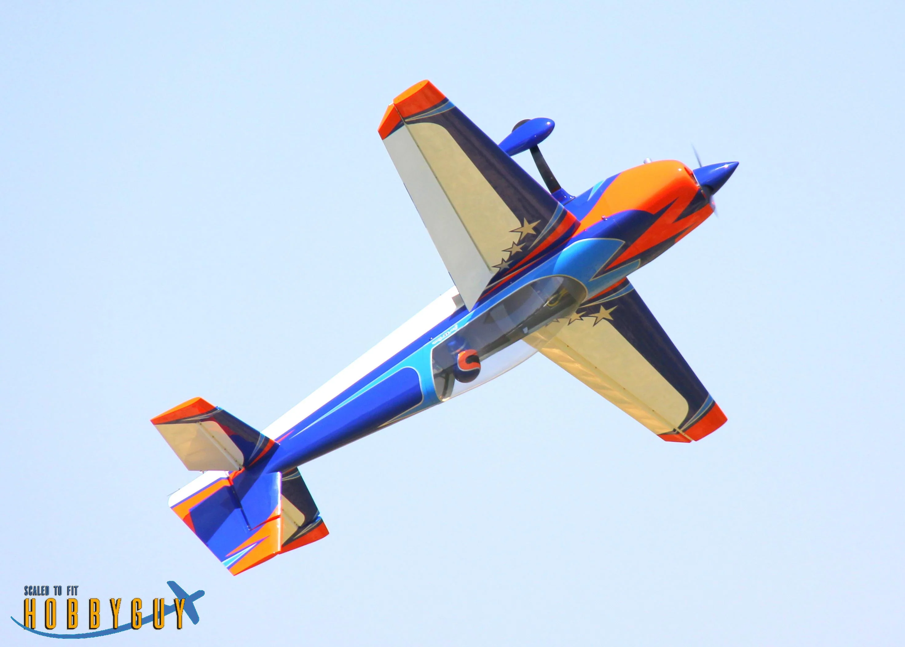 EF - 104" Extra 300 V3 - Orange/White/Blue - Image 7