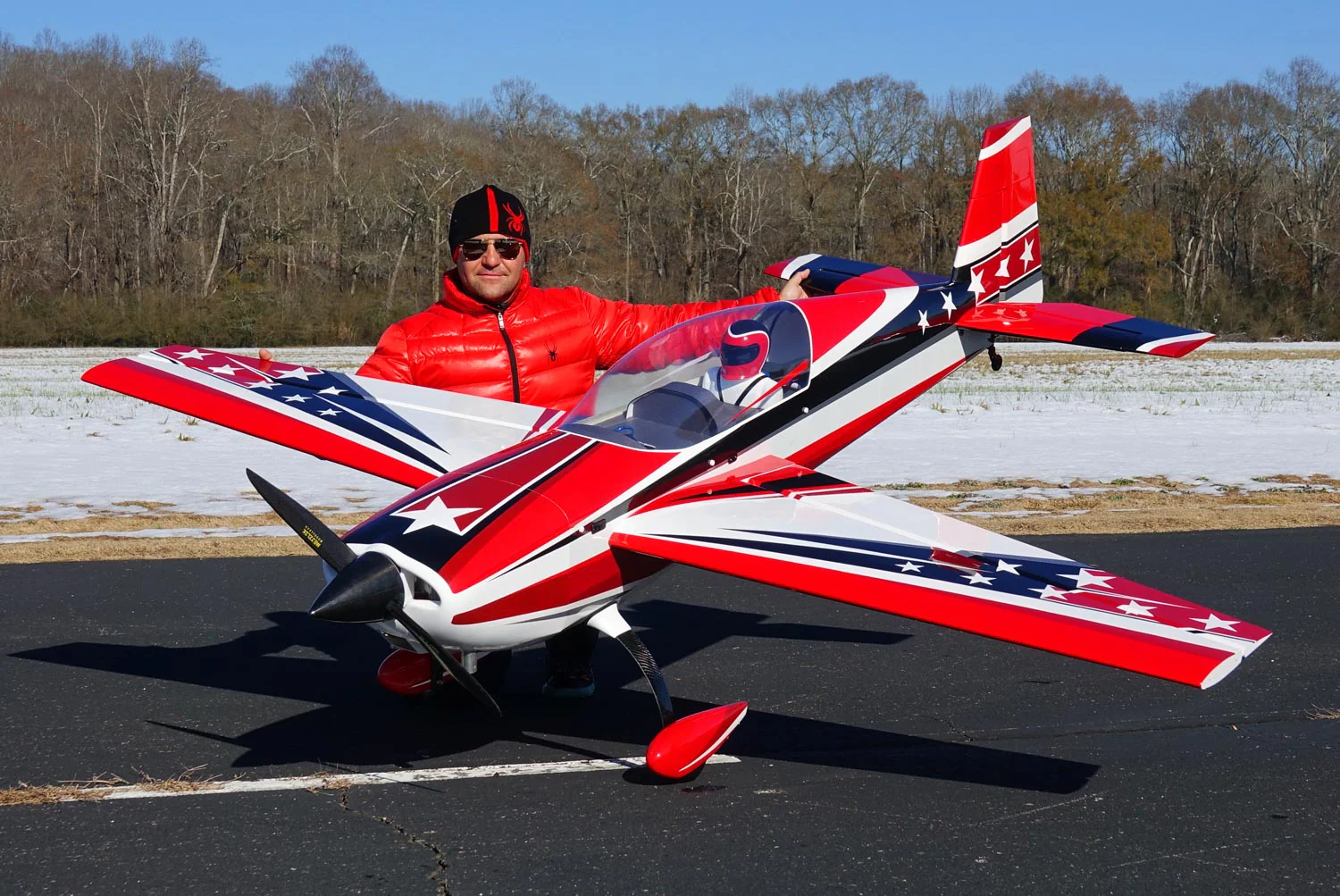 EF - 104" Extra 300 V3 - Red/White/Black - Image 5
