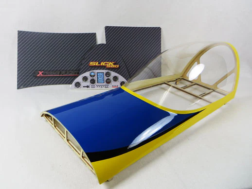 105.5" Slick 580 EXP Canopy- Yellow/Blue