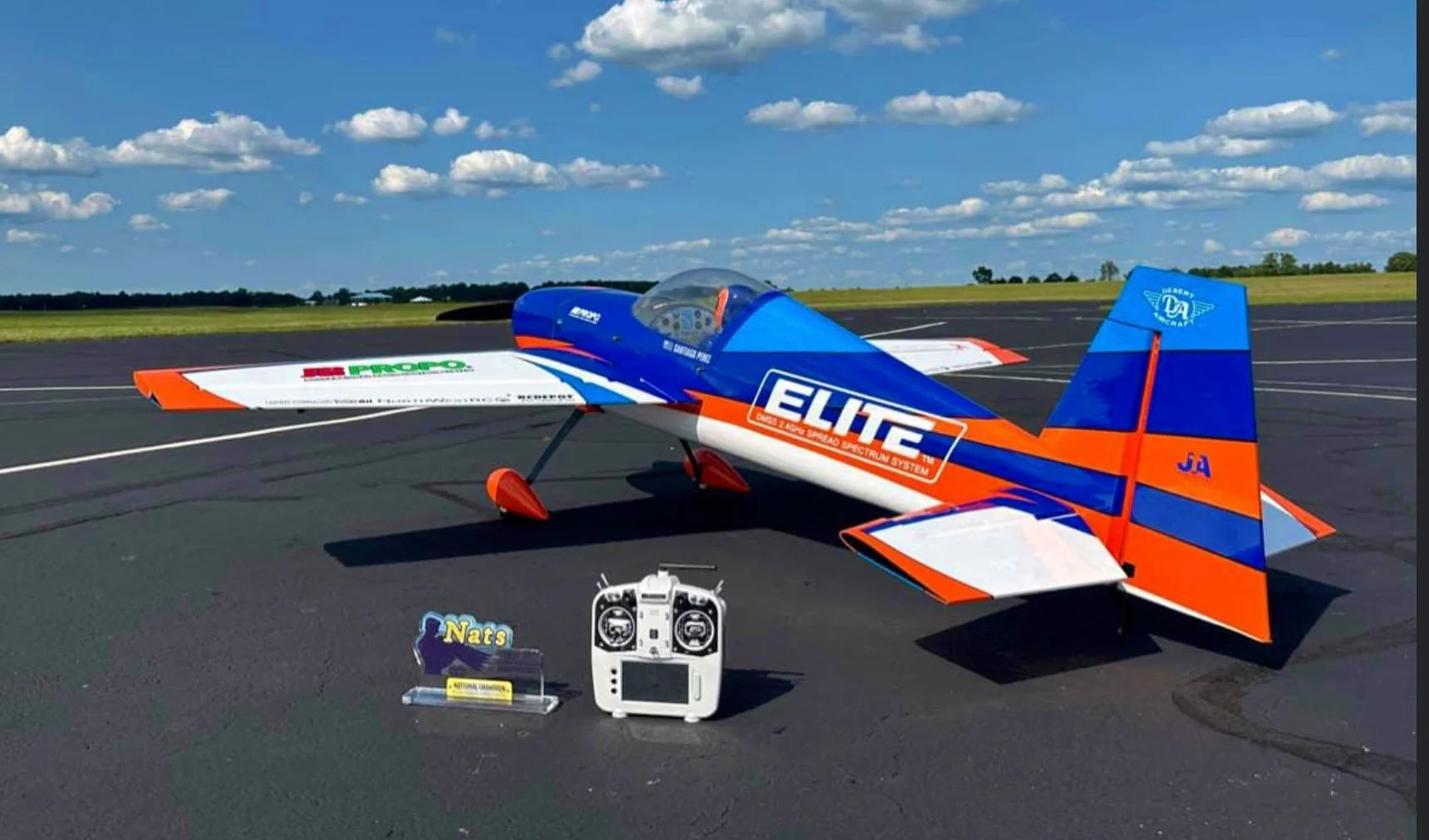 EF - 100" Slick 580 EXP V2 - White/Blue/Orange - Image 3
