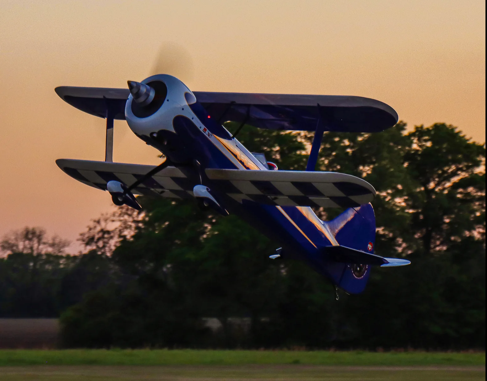 Legacy - 110" Muscle Bipe - Blue/White - Image 7