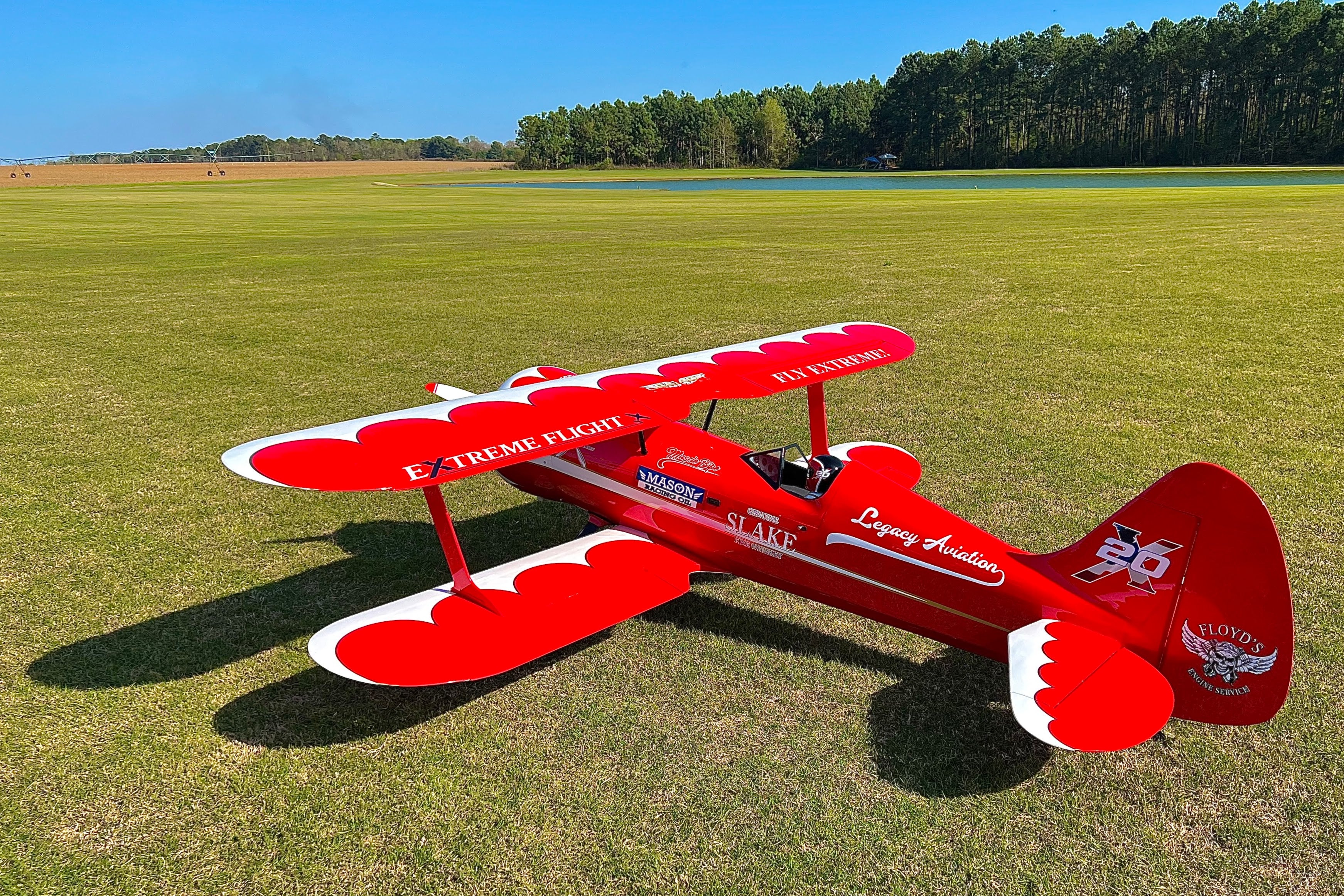 Legacy - 110" Muscle Bipe - Red/White - Image 3