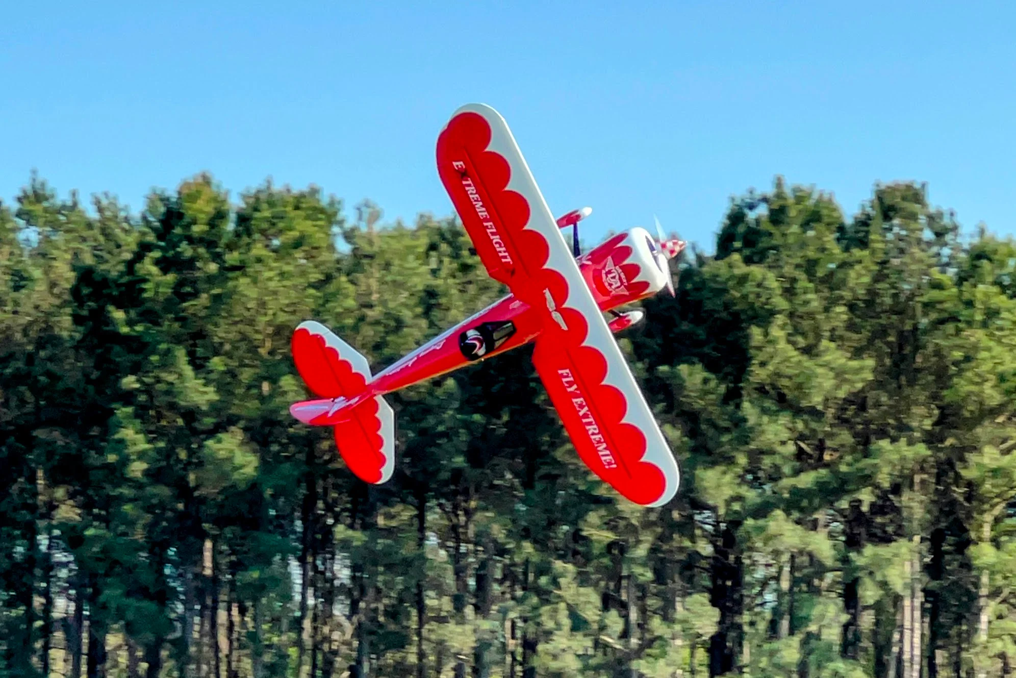 Legacy - 110" Muscle Bipe - Red/White - Image 4