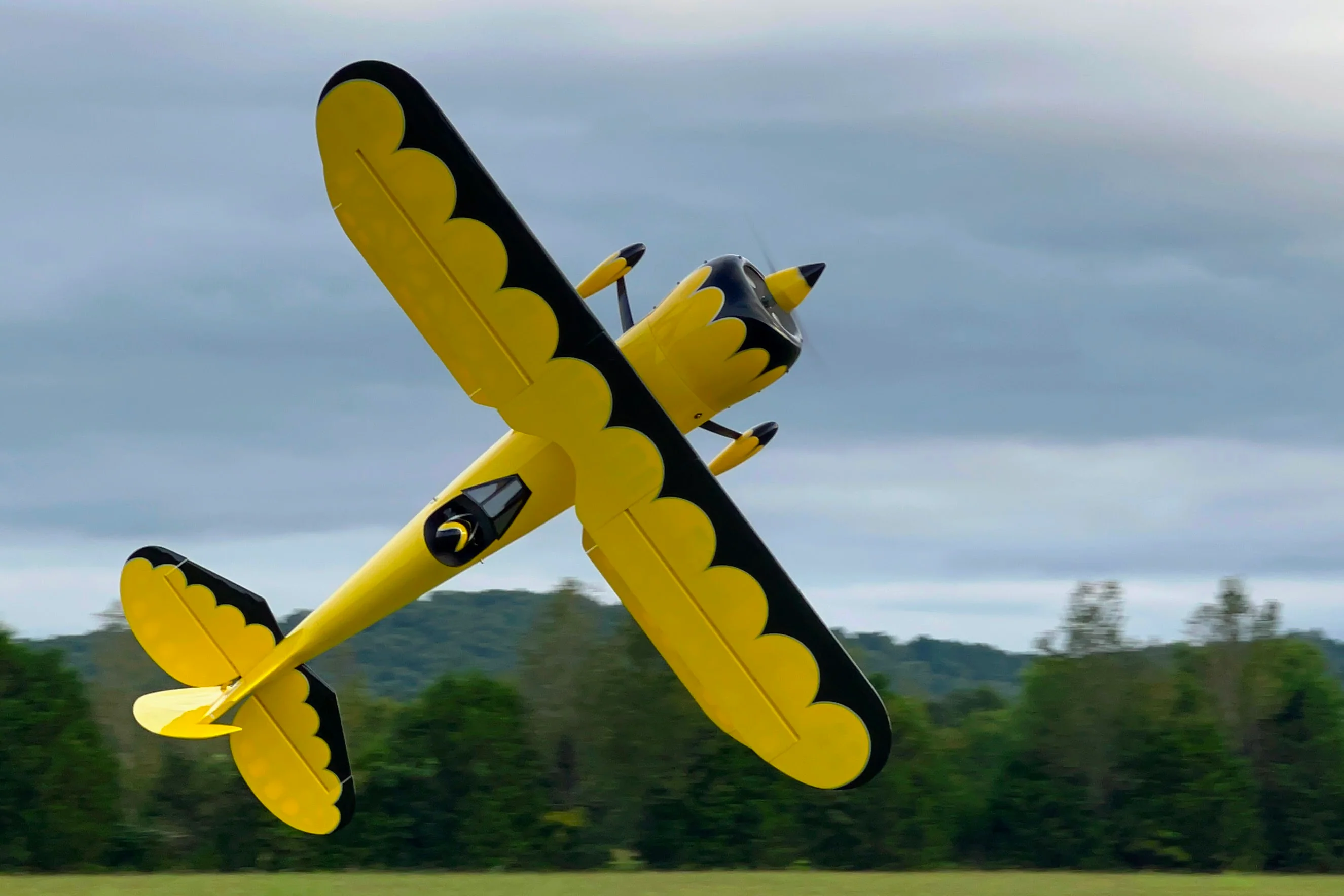 Legacy - 110" Muscle Bipe - Yellow/Black - Image 8