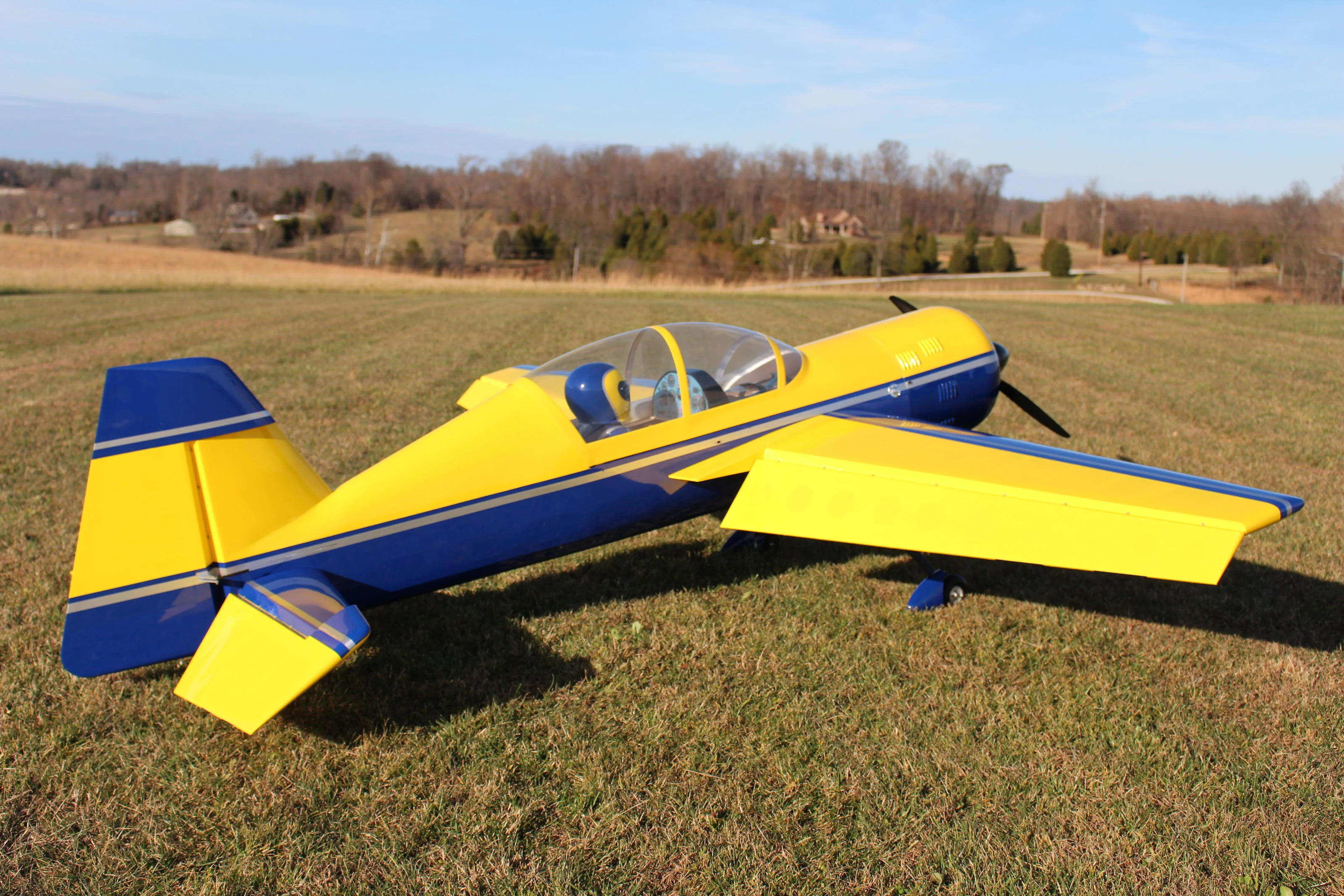 110" Yak 54 V2 Wheel Spats- Blue