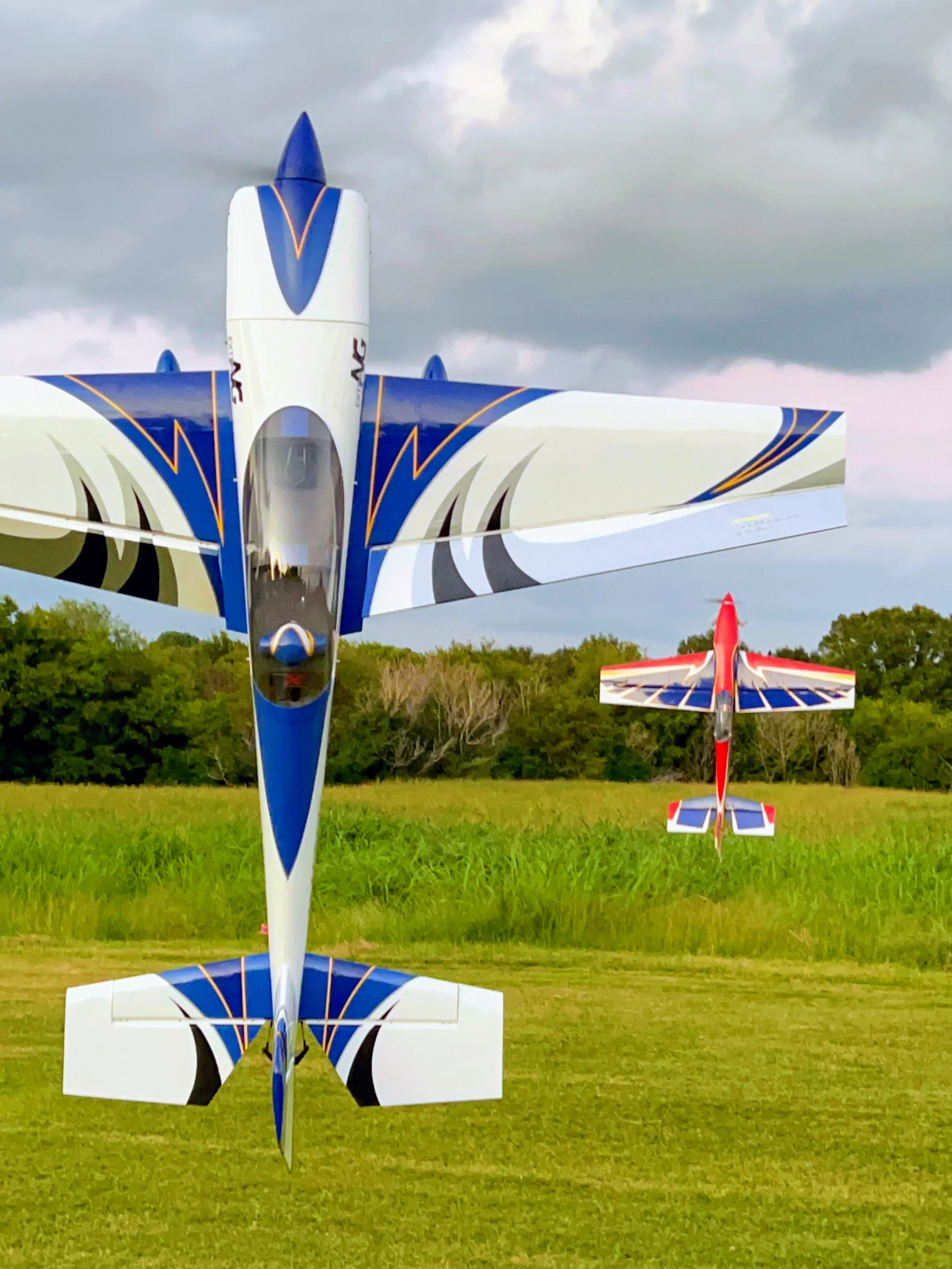 EF - 114" Extra NG - Blue/White/Silver - Image 2