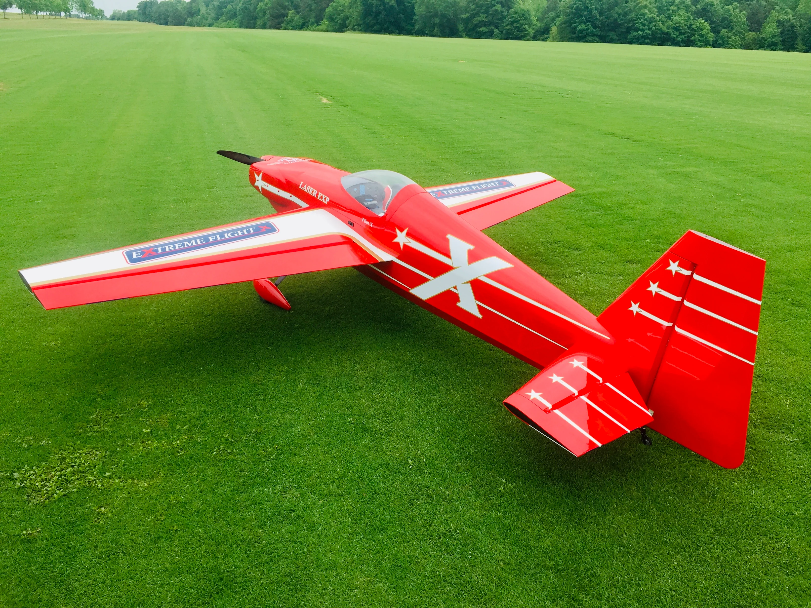 EF - 125" Laser V2 - "Traditional" Red/White/Gold (2 cylinder version) - Image 4