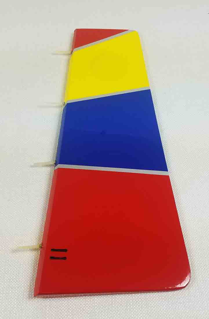 2M Vanquish Rudder- Red
