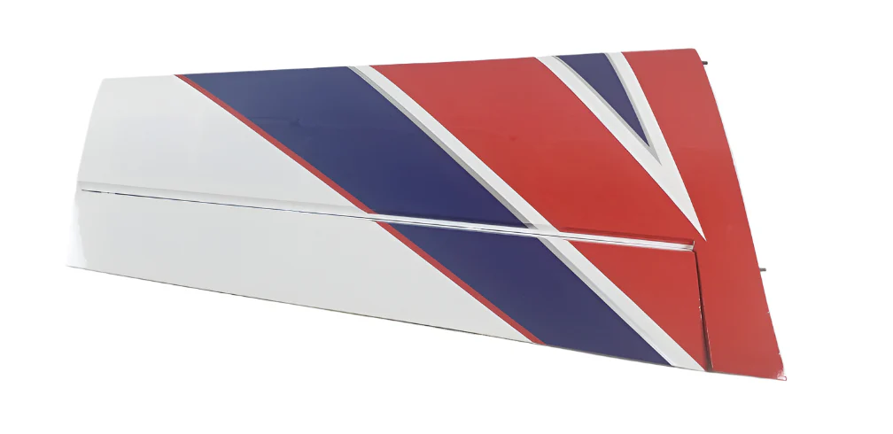 48" MXS-EXP V2 Pilot's Left Wing w/control horn- Red