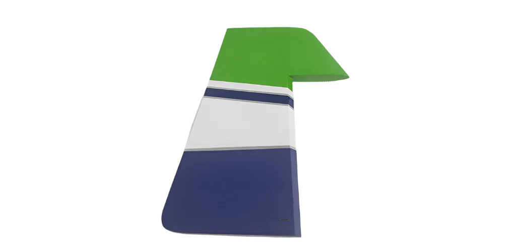 48" MXS-EXP V2 Rudder w/control horn- Green