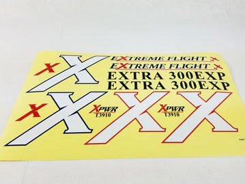 52" Extra 300 EXP Decal Sheet