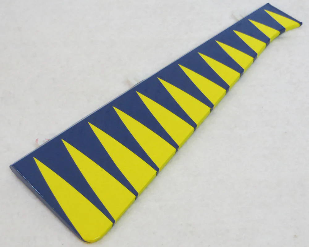 52" Pantera Rudder- Yellow/Blue