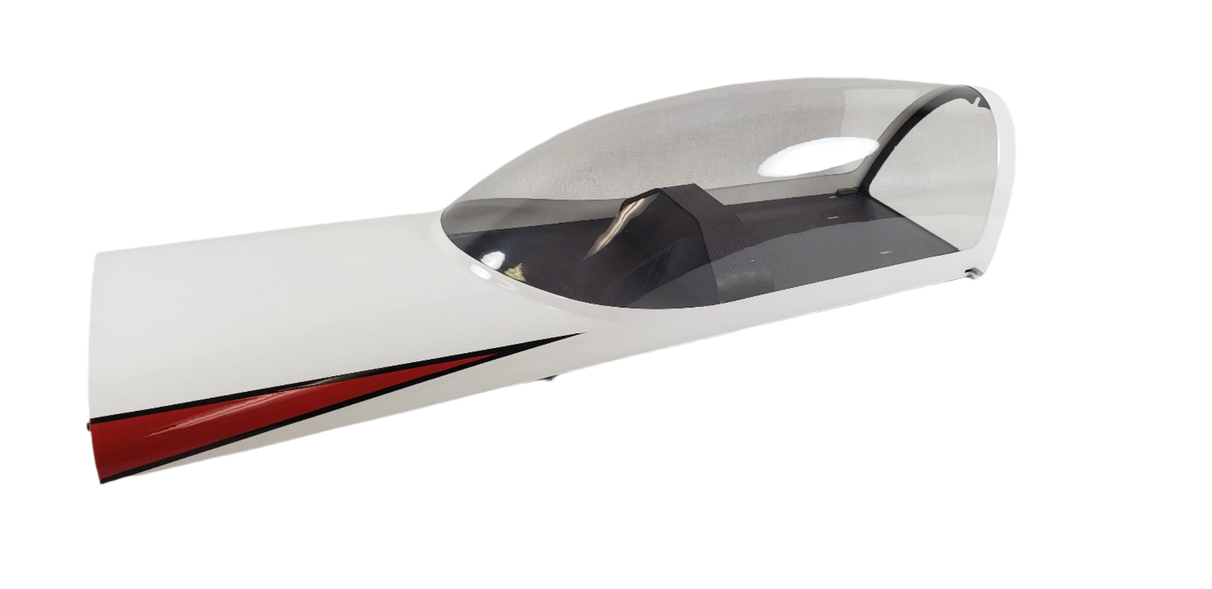 60" Edge 540T-EXP V2  Canopy- White/Red