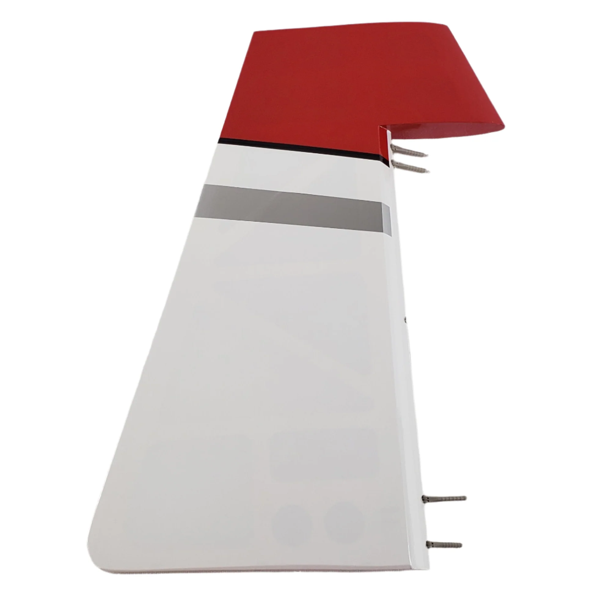 60" Edge 540T-EXP V2  Rudder w/ control horn- White/Red