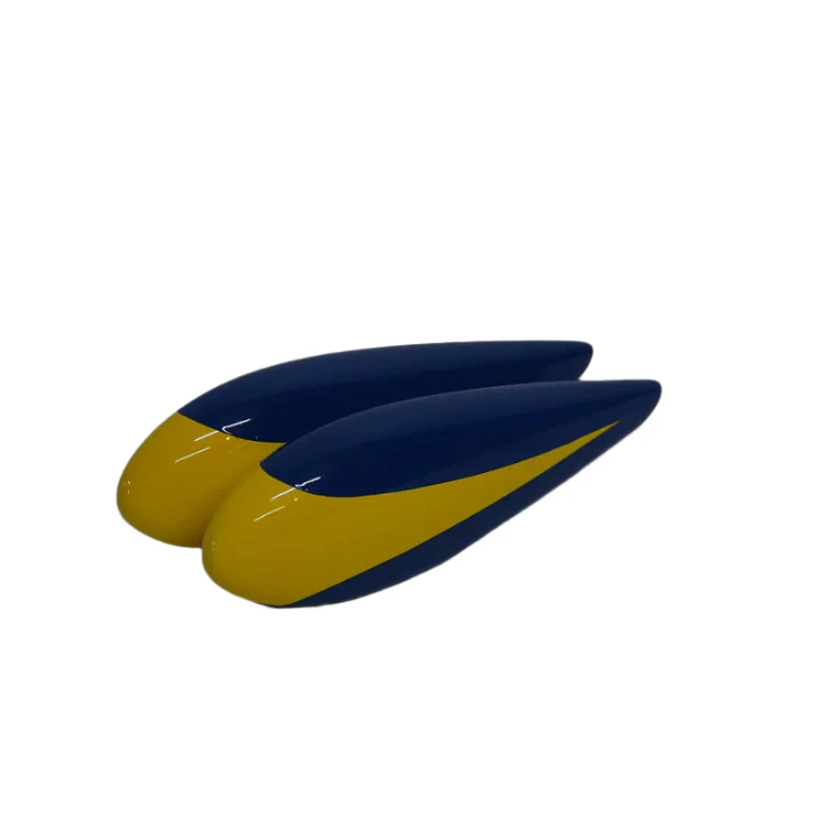 60" Edge 540T-EXP V2  Wheel Pants- Blue/Yellow