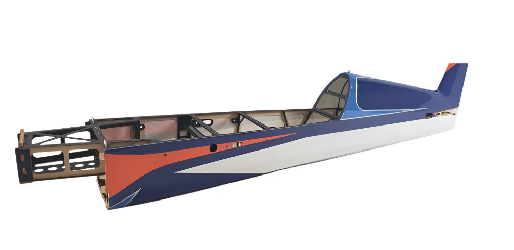 60" Extra 300-EXP V2 Fuselage- Orange/Blue