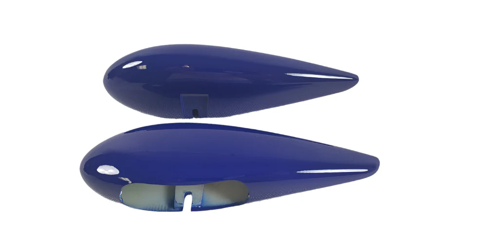 60" Extra 300-EXP V2 Wheel Pants- Orange/Blue