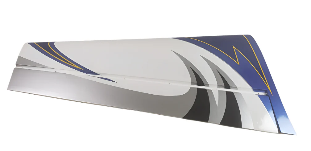 60" EXTRA NG Left Wing w/control horns - Blue/Silver