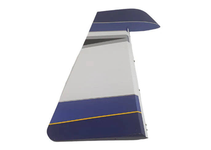 60" EXTRA NG Rudder w/ control horns - Blue/Silver