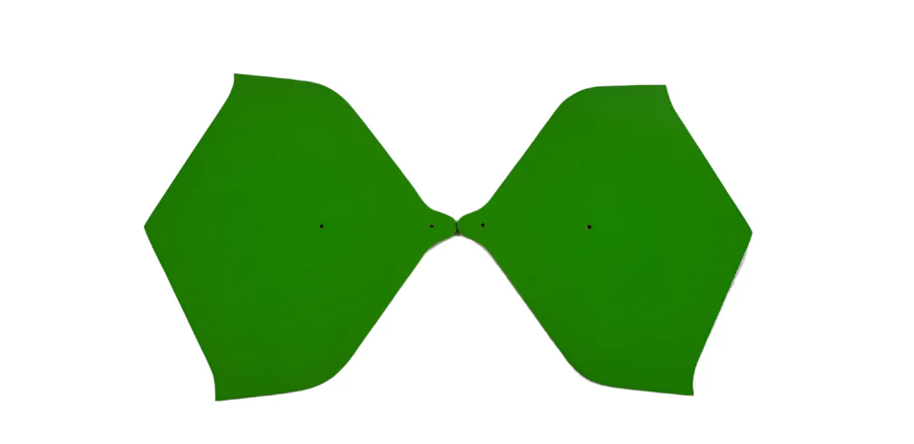 60" GB1 Gamebird Side Force Generators- Green/Black