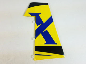 60" Slick 580 V2 Rudder - Yellow/Blue