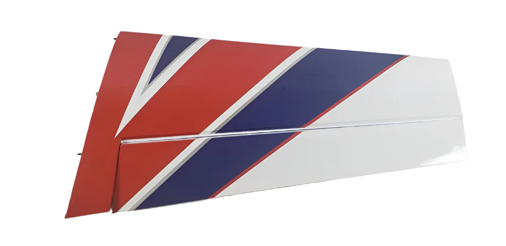 64" MXS V2 Right Wing w/control horns - Red