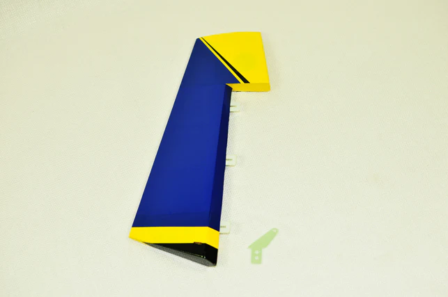 65" Turbo Duster Rudder-Yellow/Blue