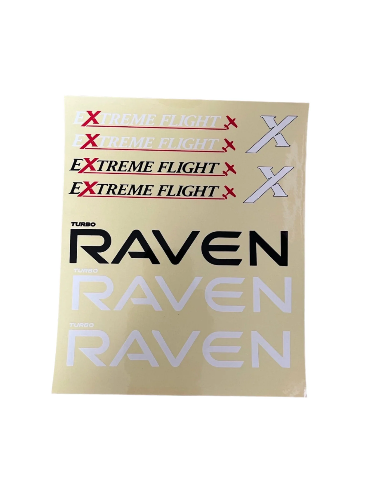 69" Turbo Raven V2 - Decal set