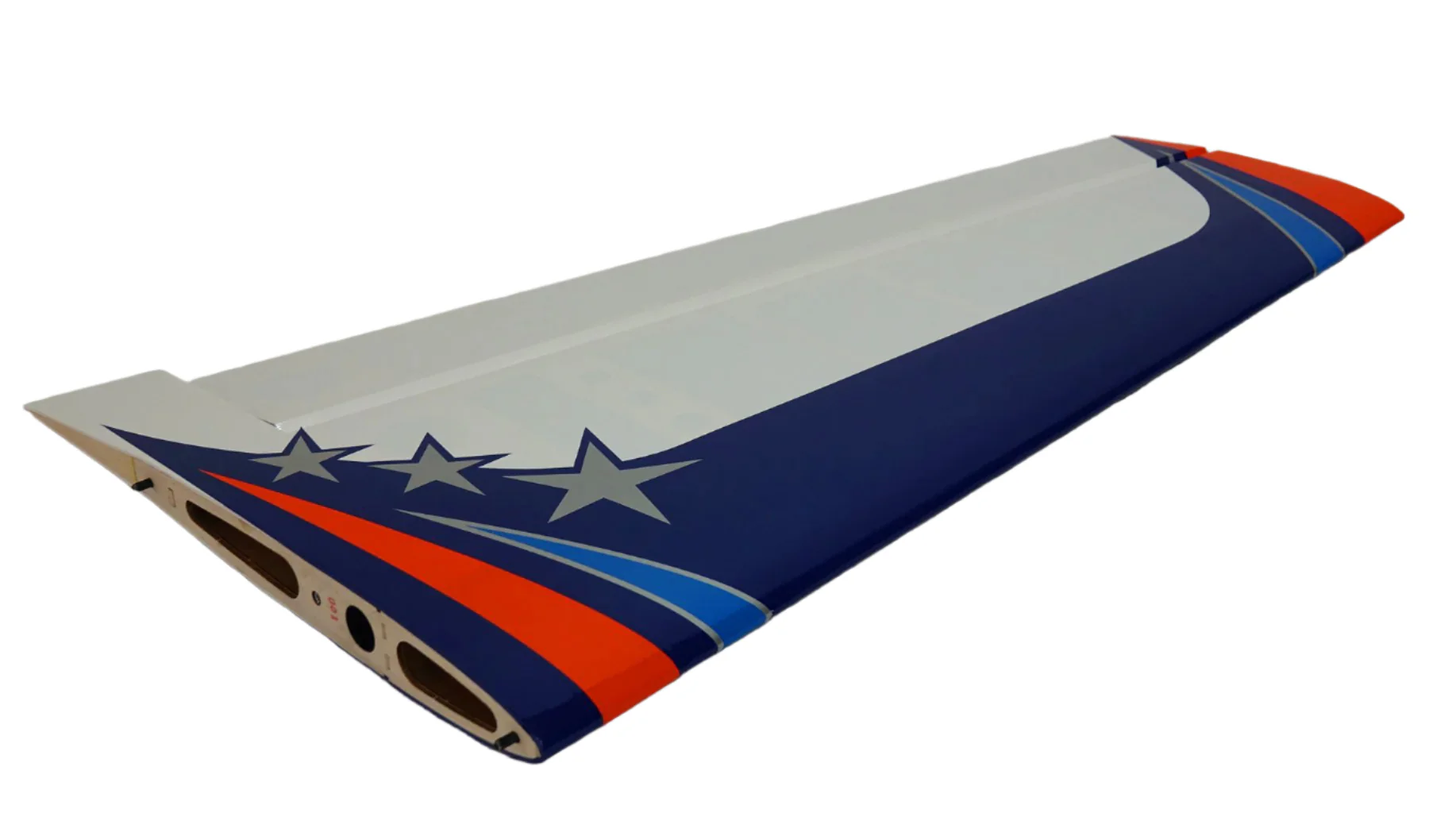70" Extra 300 v2 Pilot's Left Wing- Orange/Blue