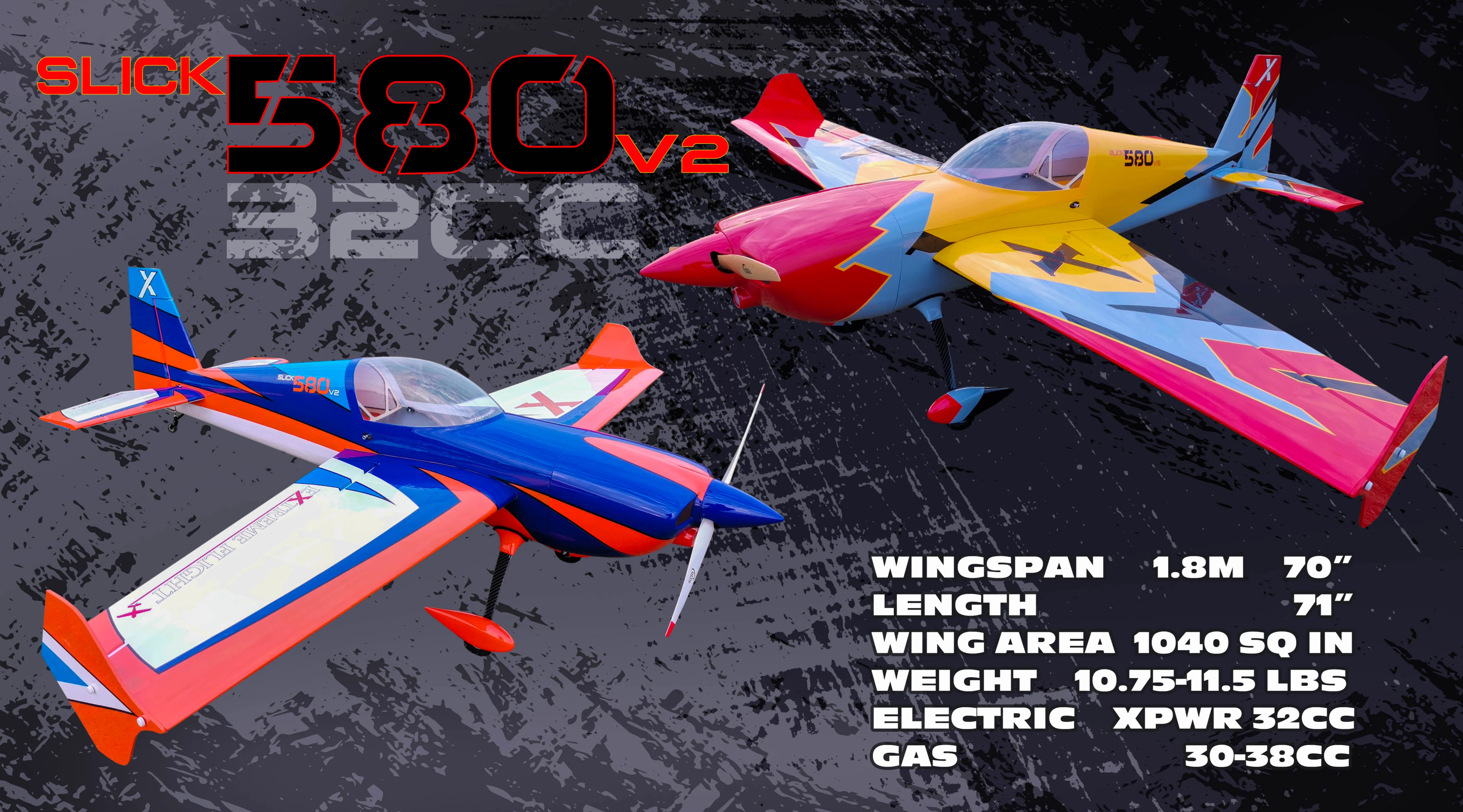 70" Slick 580 EXP V2 - Rudder - Image 2