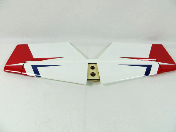 74" Slick 580 EXP Stab/Elevator Set w/ control horns- Red/White
