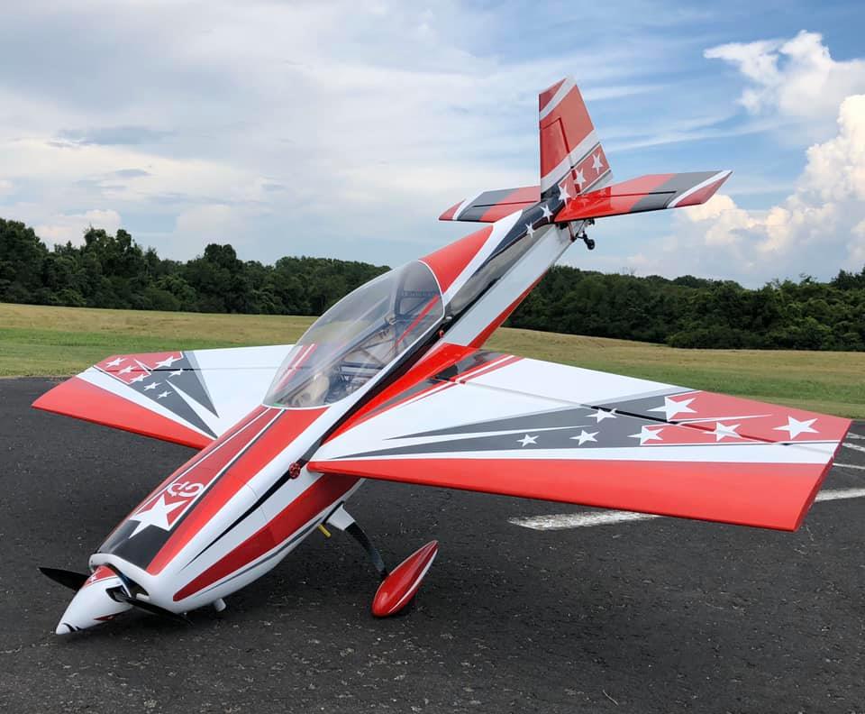 78" Extra 300-EXP V3 Side Force Generators- Red/White/Black