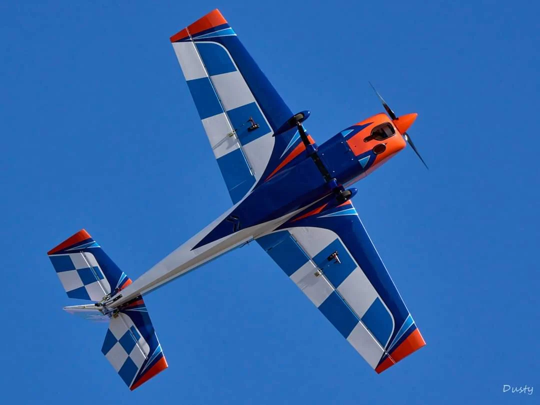 EF - 78" Extra 300 V3 - Orange/Blue - Image 2