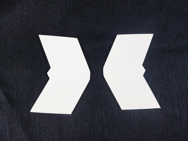 84" Bushmaster V1 Stab Fences (2 pack) - White/Blue