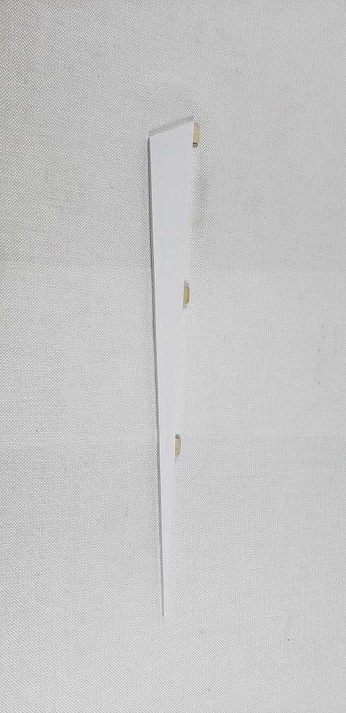 84" Bushmaster V1 Ventral Fin-White/Blue