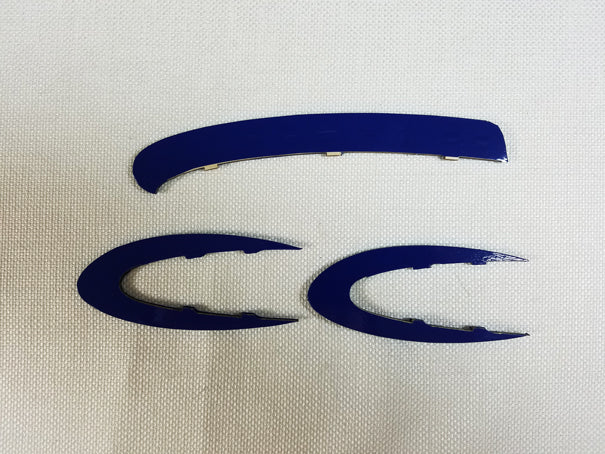 84" Bushmaster V1 Wing Fences (6 pieces) - White/Blue