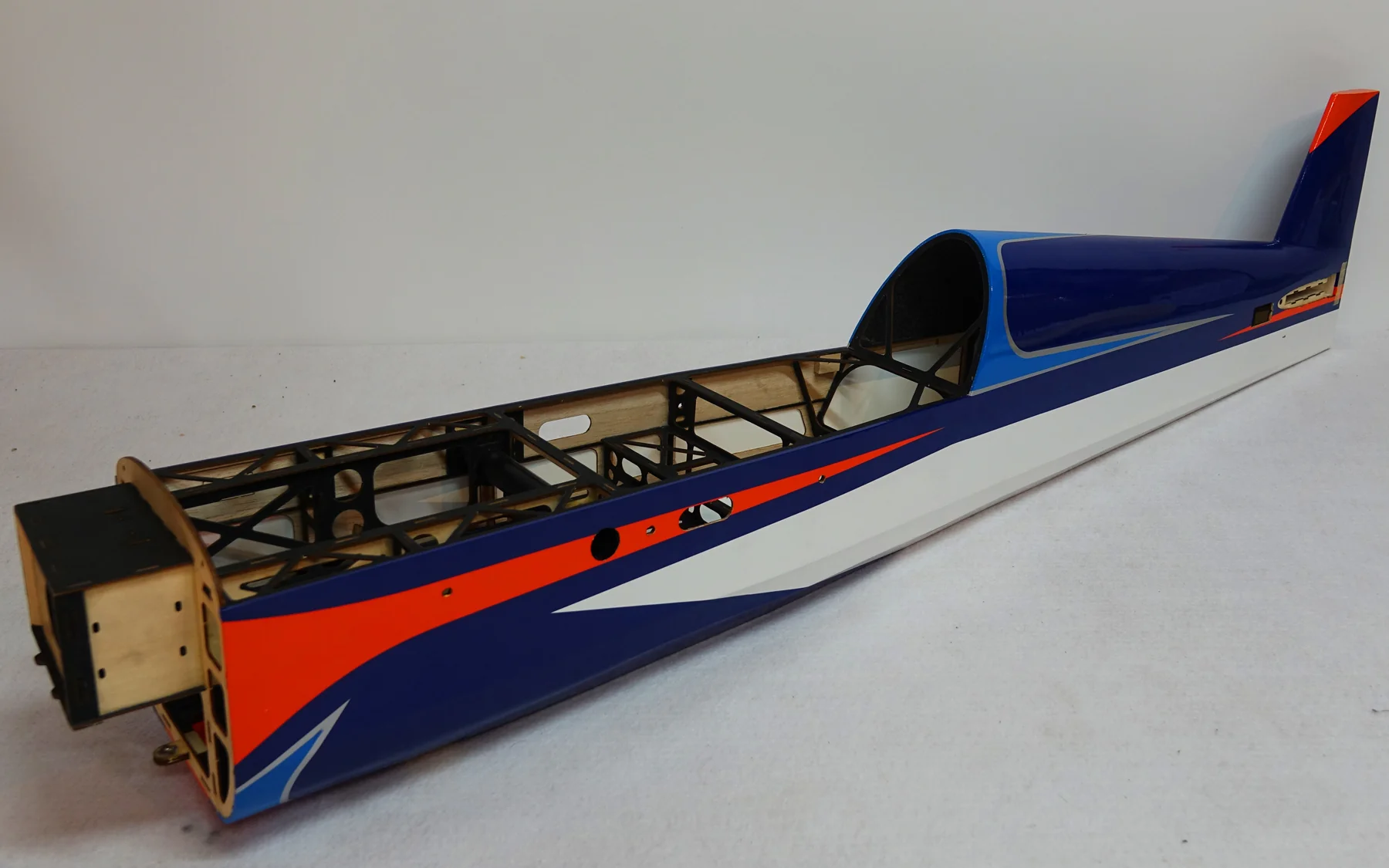 85" Extra 300-EXP Fuselage- Orange/Blue