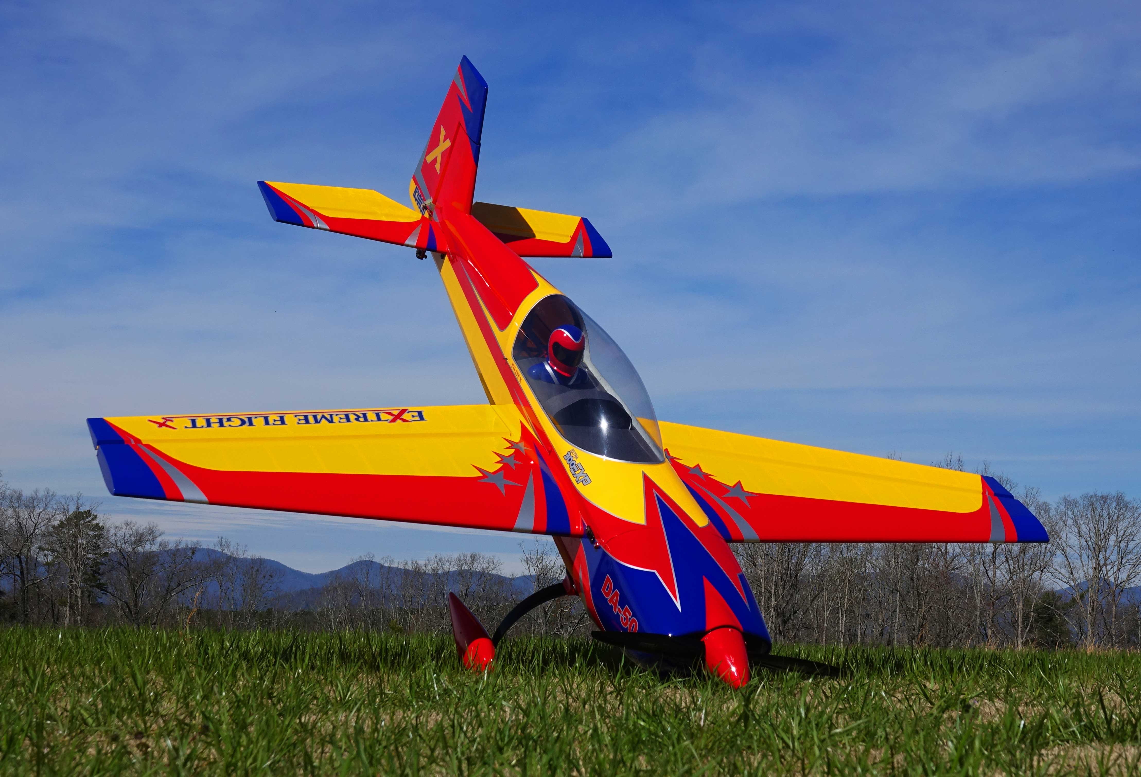 EF - 85" Extra 300 EXP - Yellow/Red/Blue