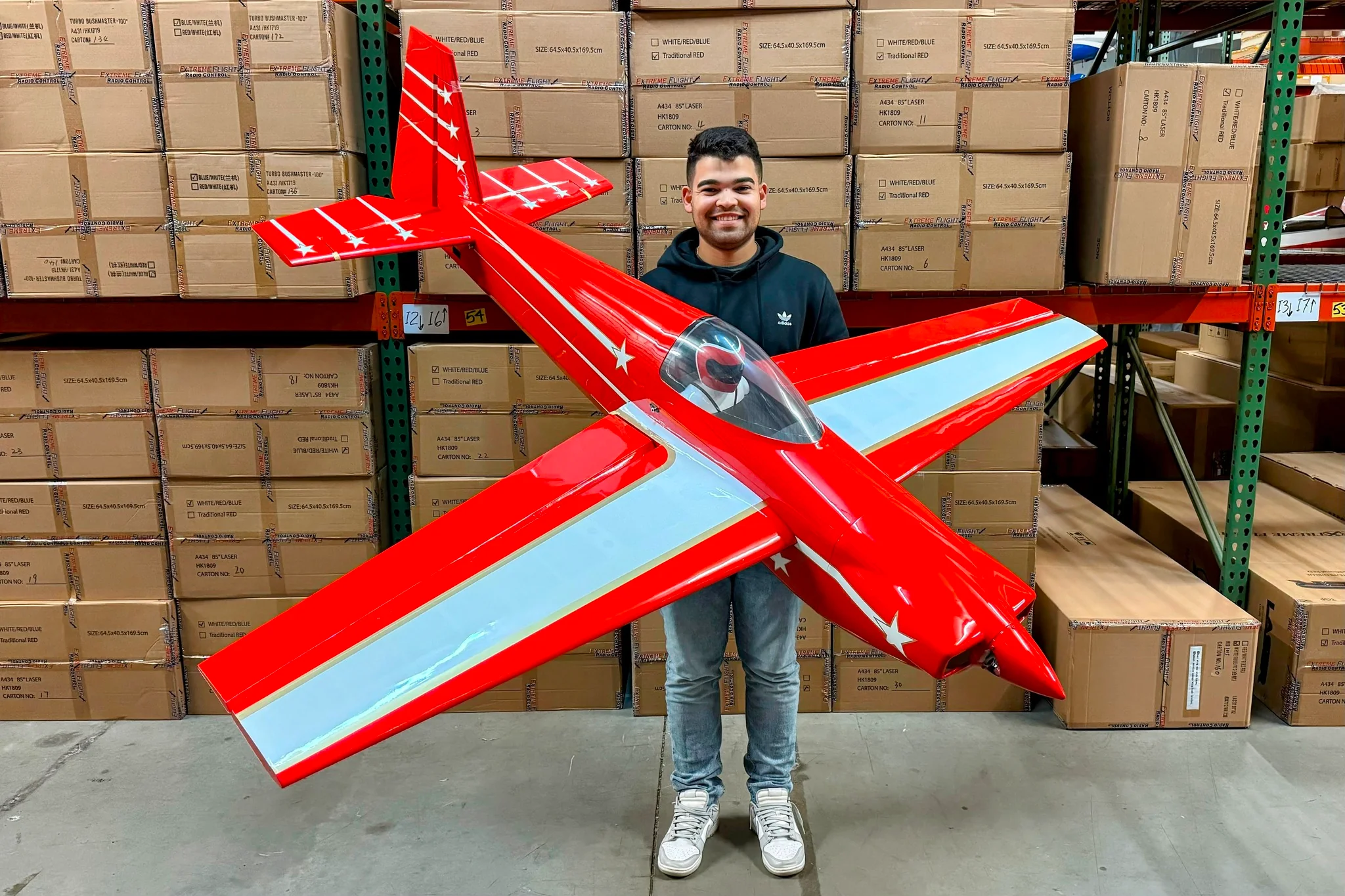 EF - 85" Laser - "Traditional" Red/White/Gold - Image 5