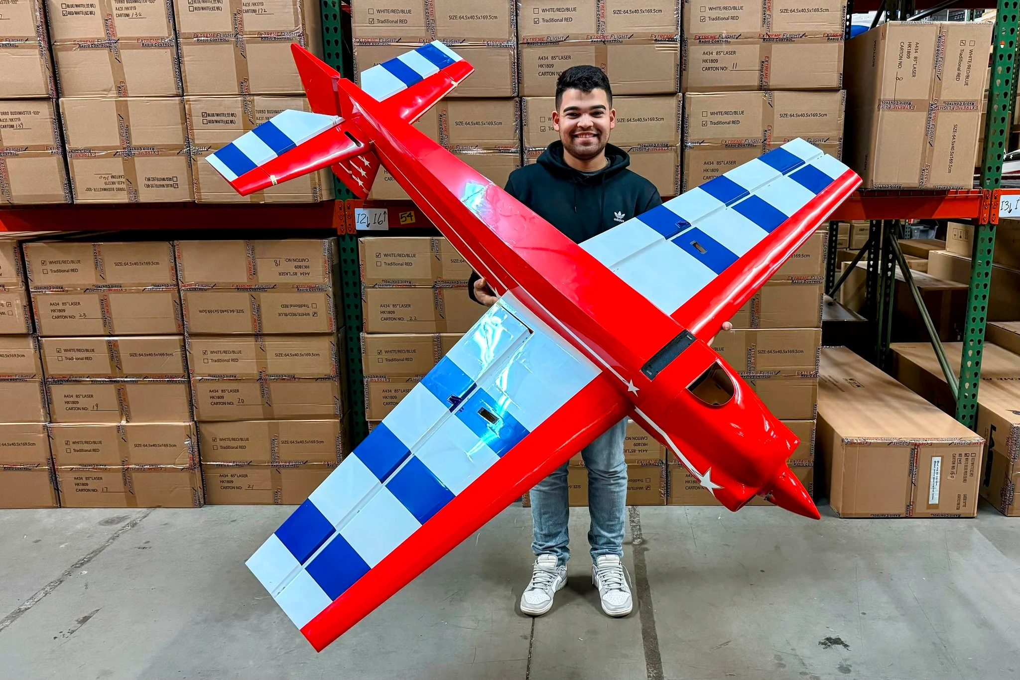 EF - 85" Laser - "Traditional" Red/White/Gold - Image 6