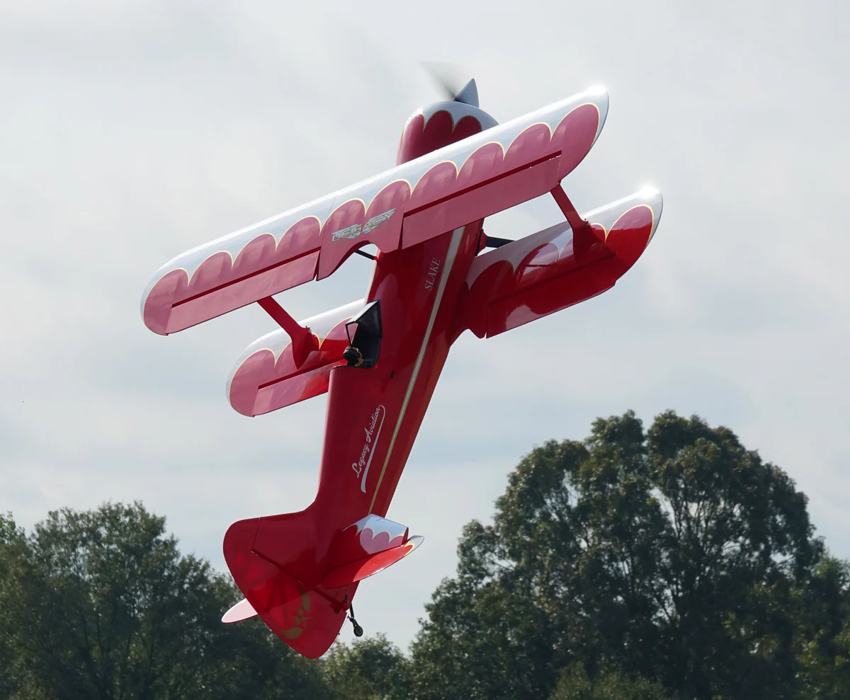 Legacy - 85" Muscle Bipe - Red/White - 2 CYLINDER - Image 2