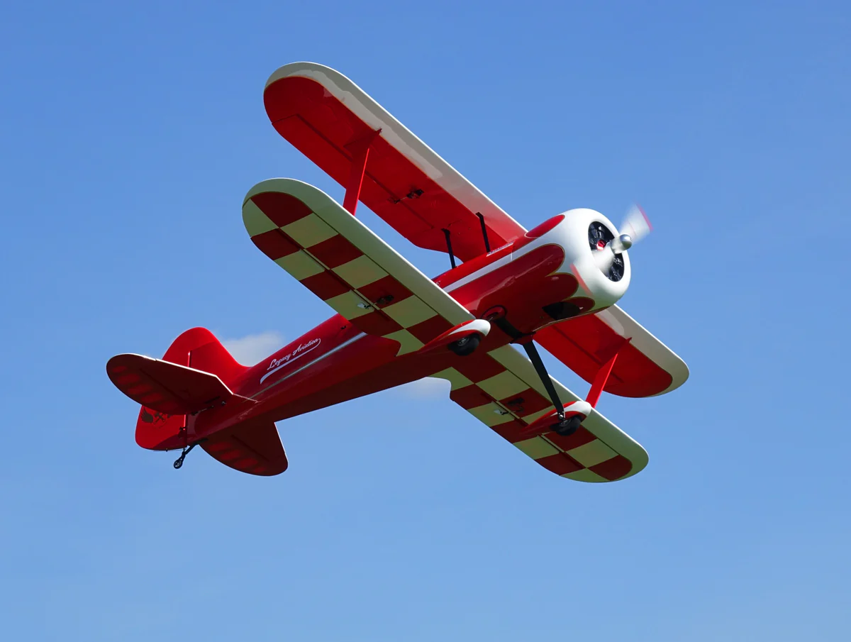 Legacy - 85" Muscle Bipe - Red/White - 2 CYLINDER - Image 3