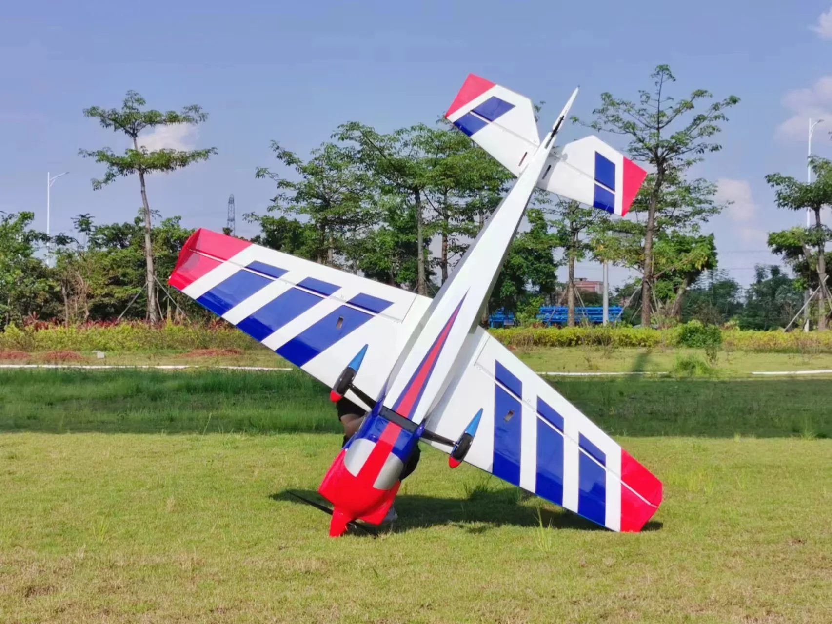 EF - 91" Laser V2 - White/Red/Blue/Silver - Image 5