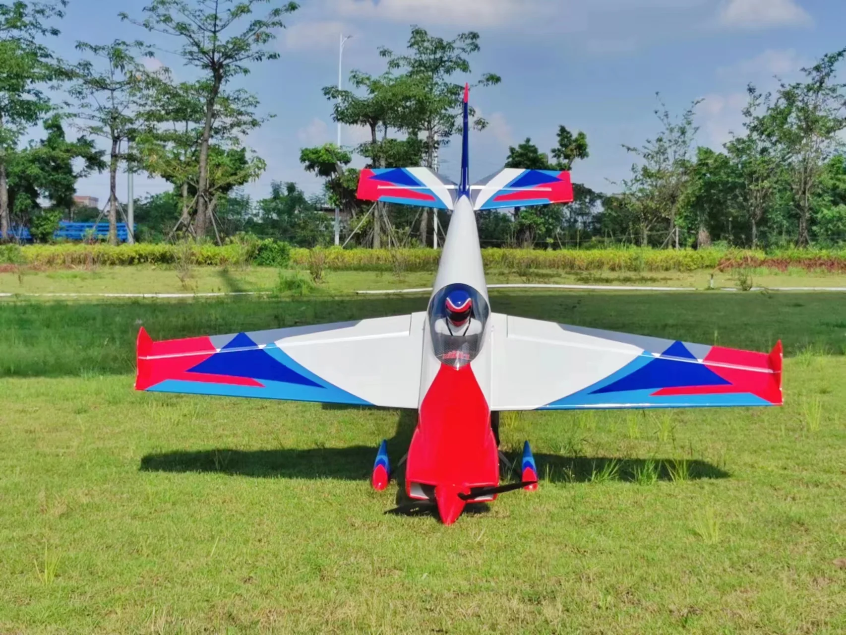 EF - 91" Laser V2 - White/Red/Blue/Silver - Image 8