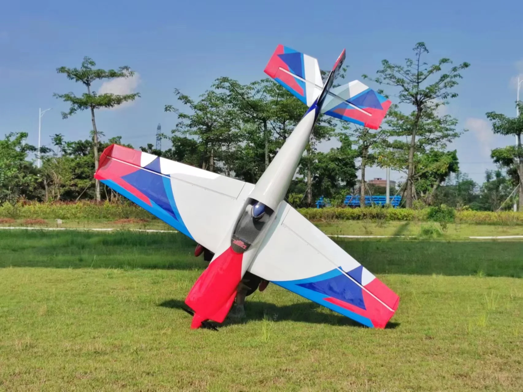 EF - 91" Laser V2 - White/Red/Blue/Silver - Image 9