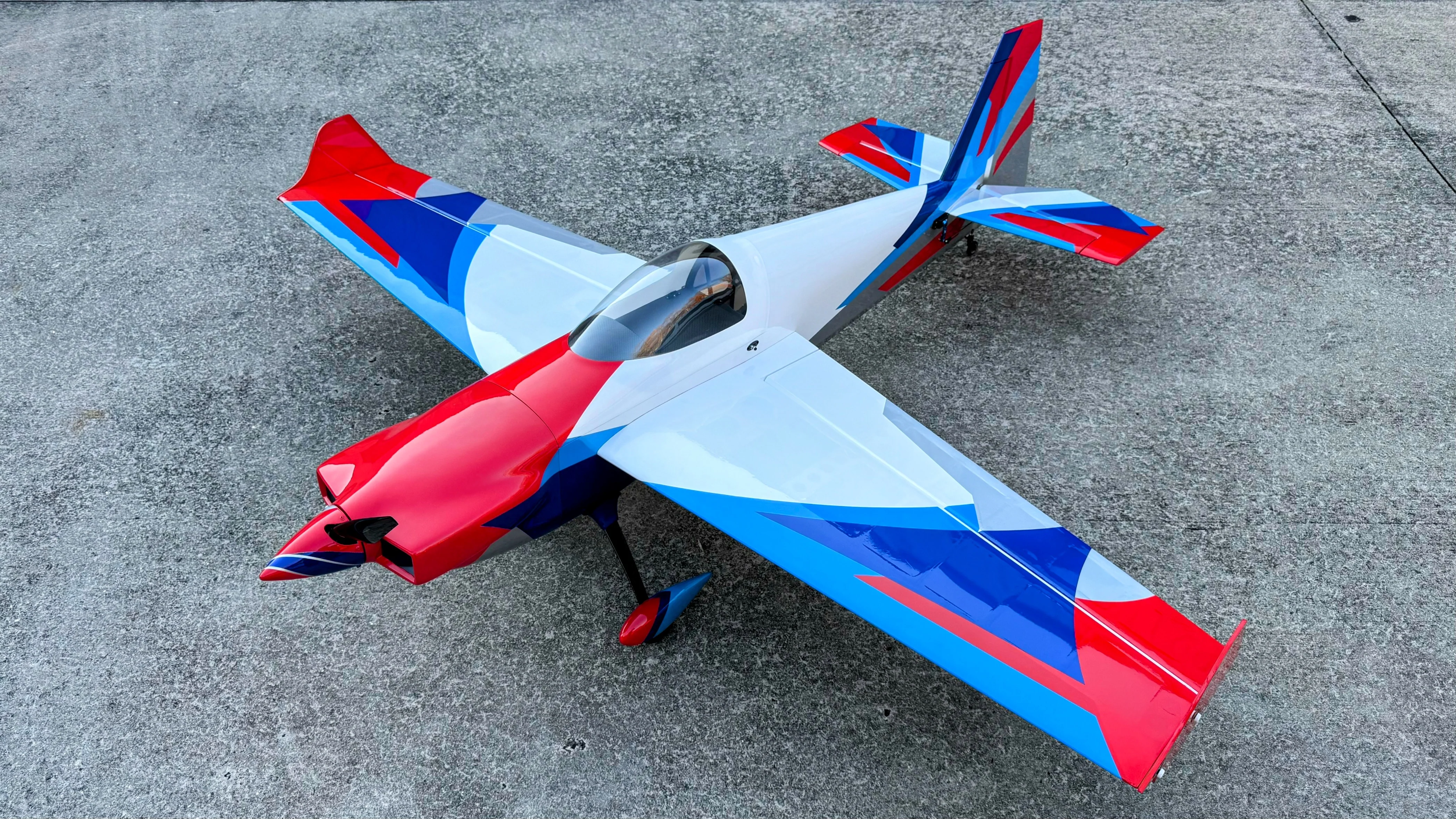 EF - 74" Laser V2 CNC - White/Red/Blue/Silver